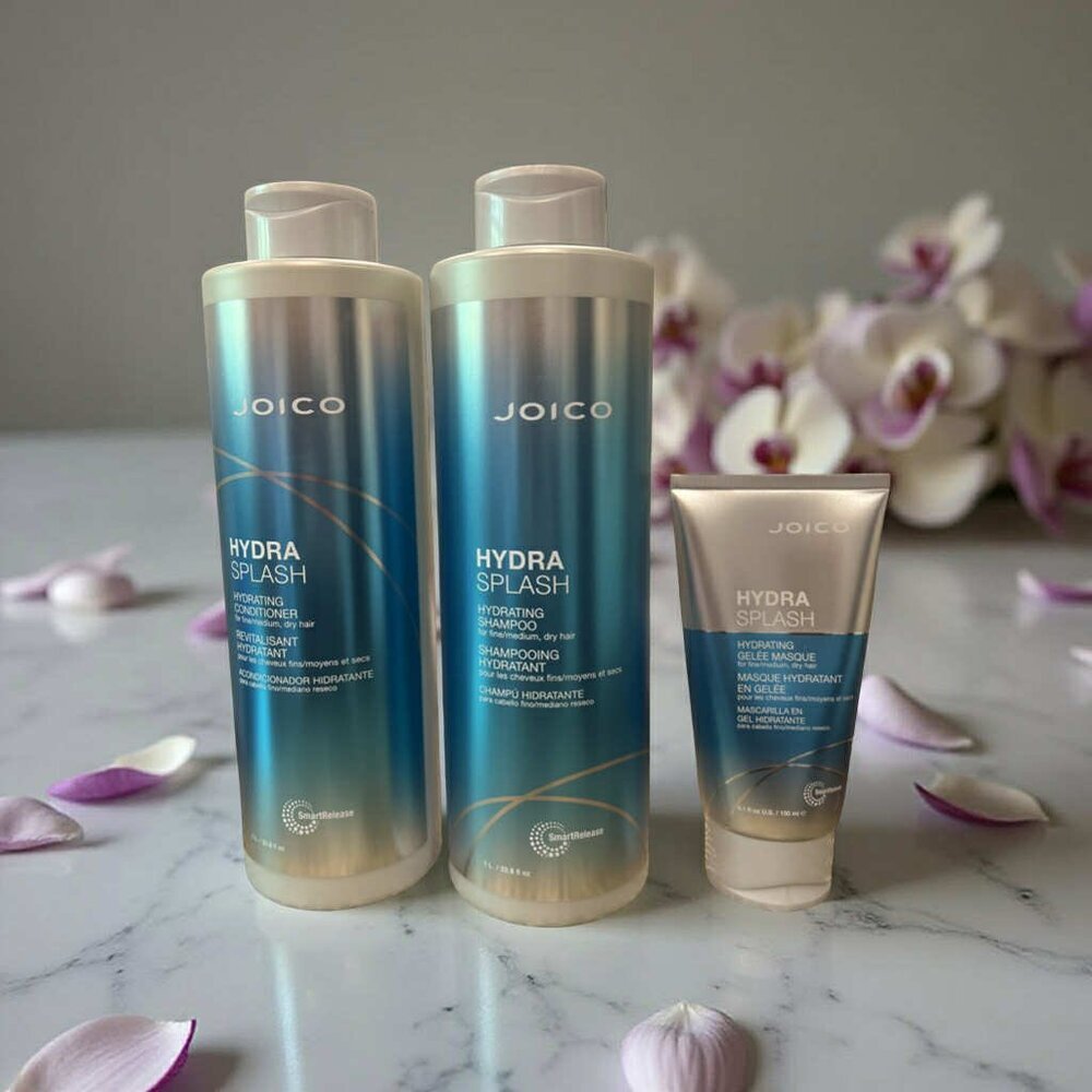 Joico Hydra Splash Hydrating Conditioner 33.8 oz Shampoo 33.8 oz& Mask 5.1 oz